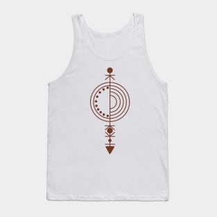 Abstract Print- Bohemian Collection Tank Top